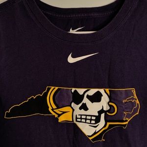 ECU Pirates Nike T-shirt 💛☠️💜